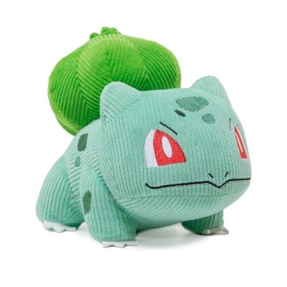 2022 Pokemon Bulbasaur Corduroy SELECT Plush Licensed Authentic New w/ Tags NWT - Picture 4 of 4